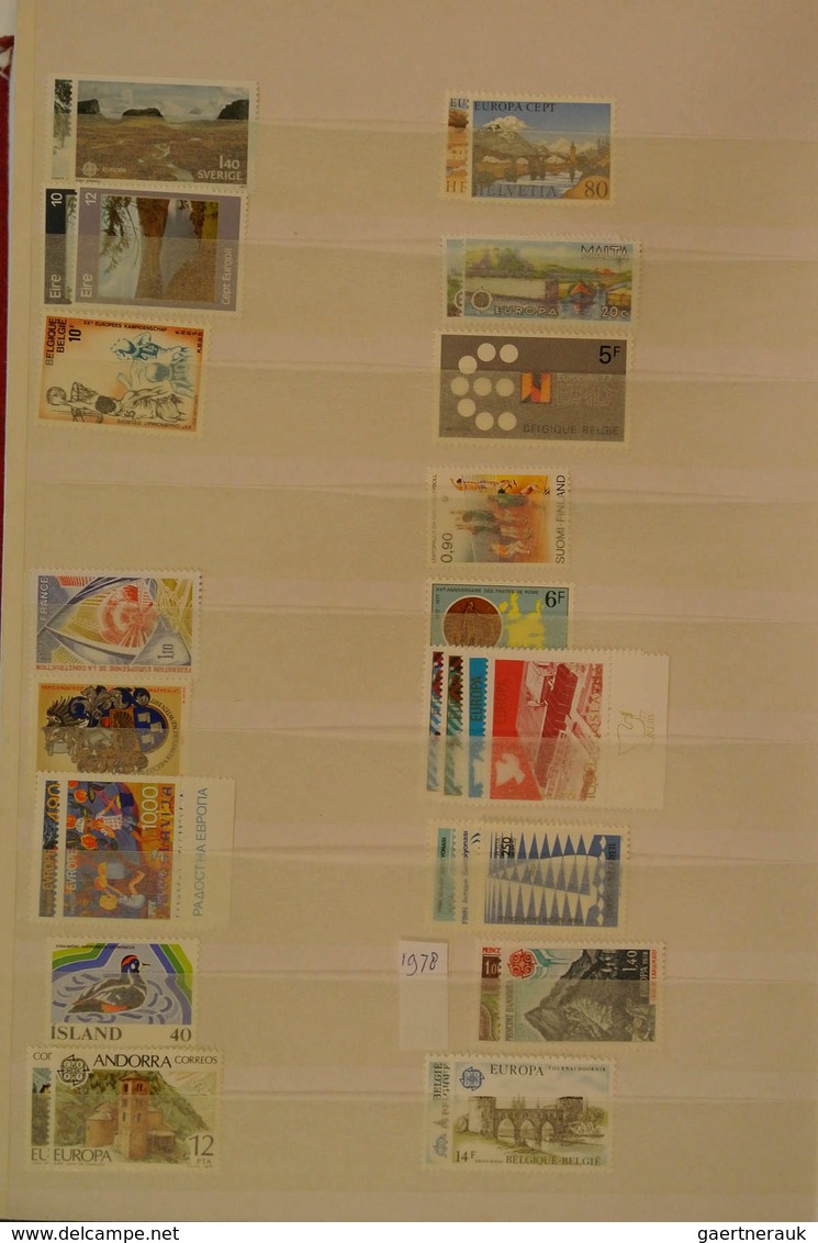 28688 Europa-Union (CEPT): 1956/89: Mostly MNH collection Europa Cept 1956-1989 in 2 stockbooks. Collectio