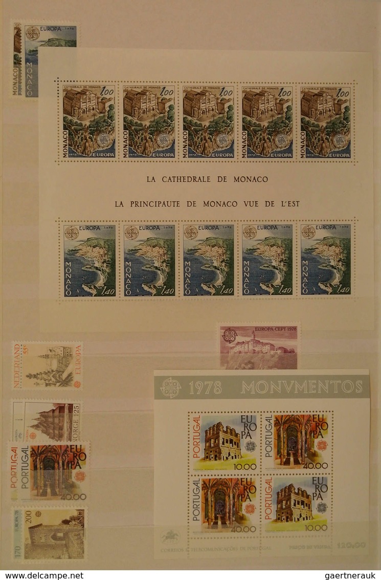 28688 Europa-Union (CEPT): 1956/89: Mostly MNH collection Europa Cept 1956-1989 in 2 stockbooks. Collectio