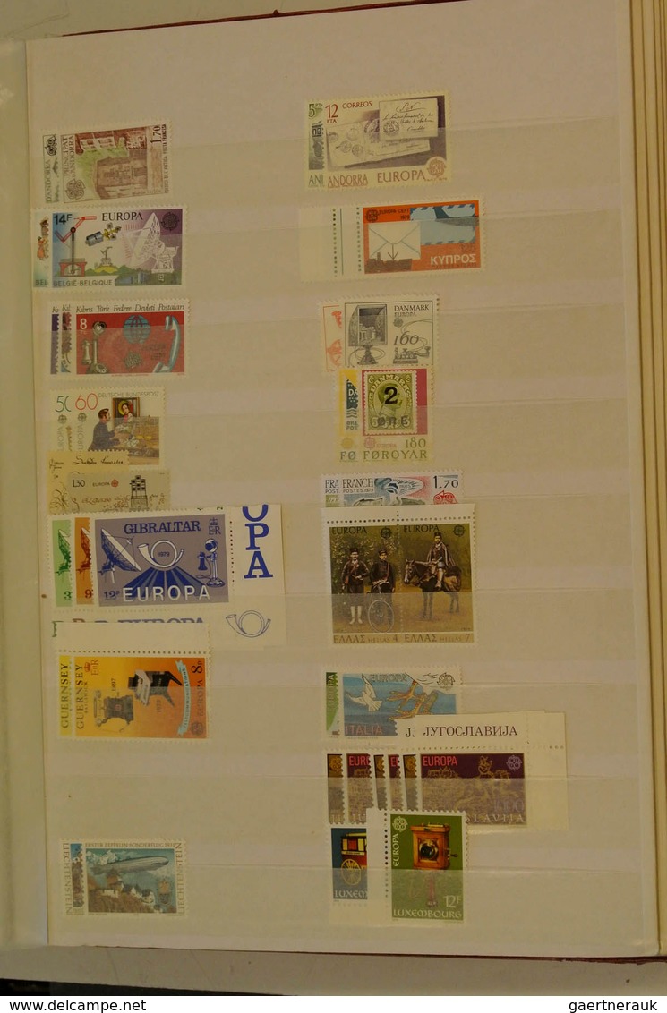 28688 Europa-Union (CEPT): 1956/89: Mostly MNH collection Europa Cept 1956-1989 in 2 stockbooks. Collectio