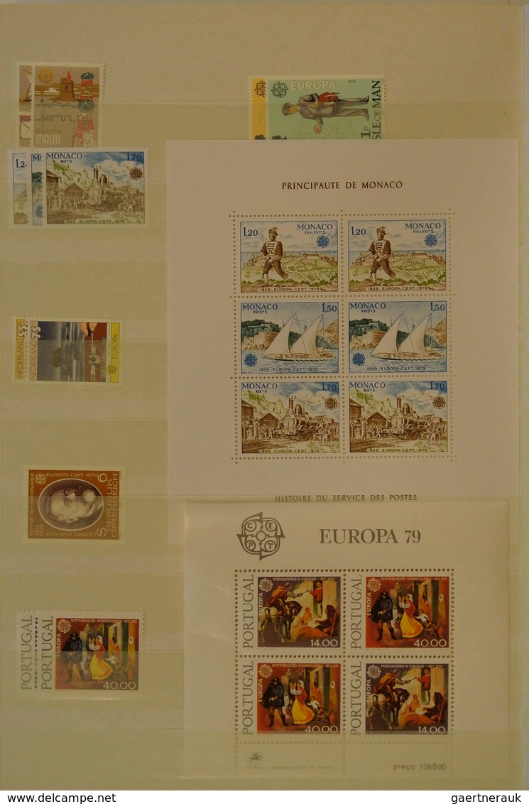 28688 Europa-Union (CEPT): 1956/89: Mostly MNH collection Europa Cept 1956-1989 in 2 stockbooks. Collectio