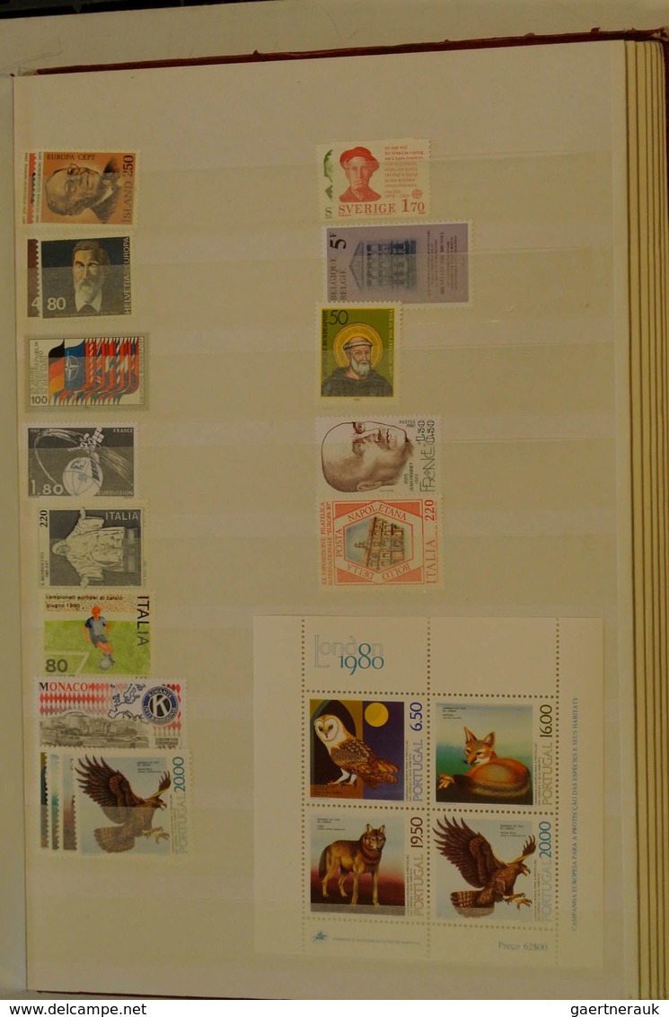 28688 Europa-Union (CEPT): 1956/89: Mostly MNH collection Europa Cept 1956-1989 in 2 stockbooks. Collectio