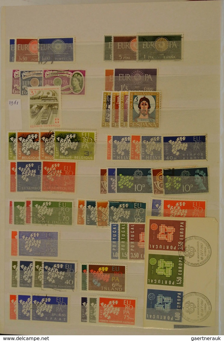 28688 Europa-Union (CEPT): 1956/89: Mostly MNH collection Europa Cept 1956-1989 in 2 stockbooks. Collectio