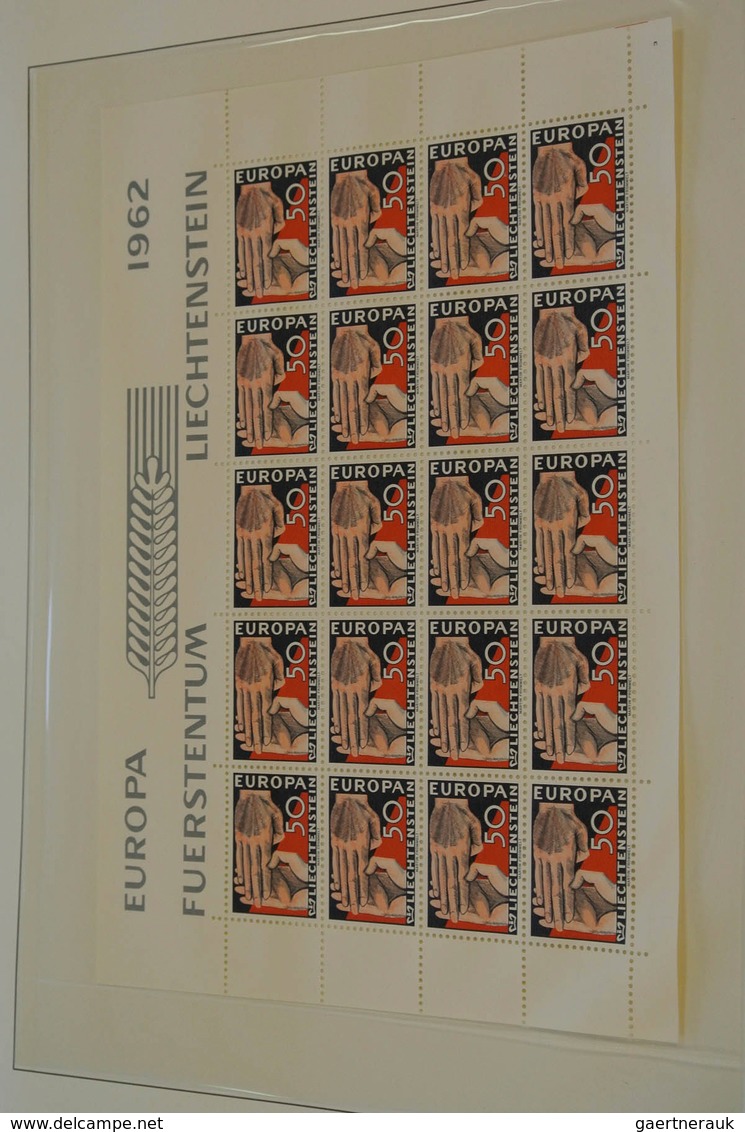 28689 Europa-Union (CEPT): 1956/96: Mostly MNH collection Europe CEPT 1956-1996 in 5 albums and also 3 sto