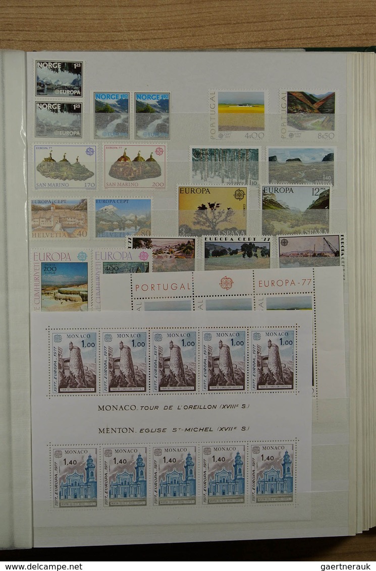 28690 Europa-Union (CEPT): 1956-1981. MNH, partly double, for 99% complete collection Europa CEPT 1956-198