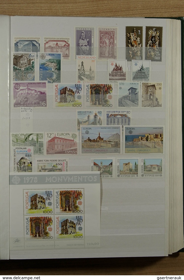 28690 Europa-Union (CEPT): 1956-1981. MNH, partly double, for 99% complete collection Europa CEPT 1956-198