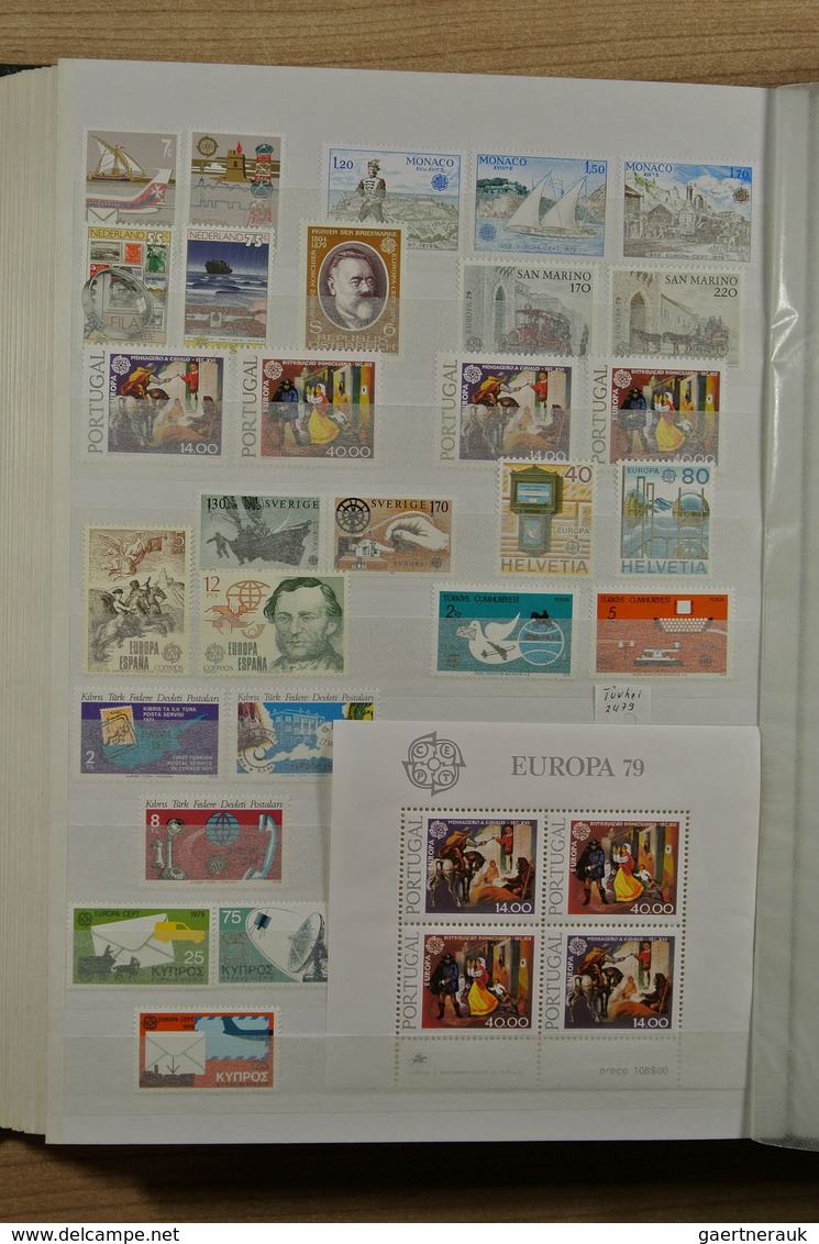 28690 Europa-Union (CEPT): 1956-1981. MNH, partly double, for 99% complete collection Europa CEPT 1956-198