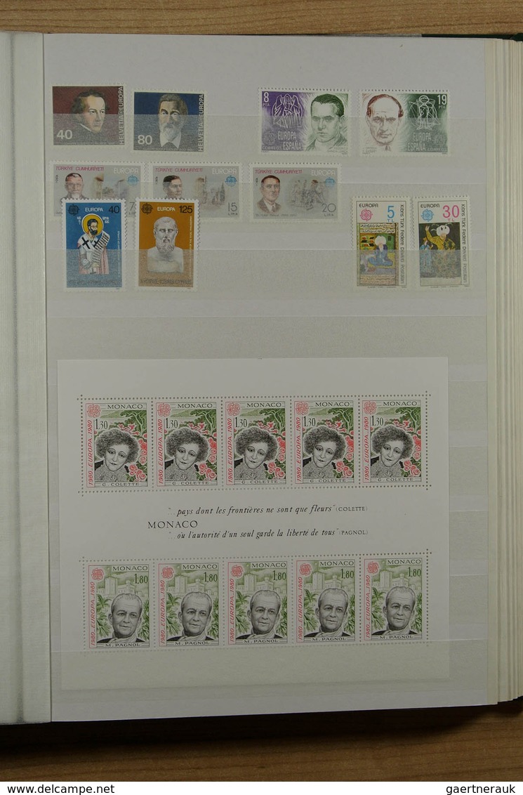 28690 Europa-Union (CEPT): 1956-1981. MNH, partly double, for 99% complete collection Europa CEPT 1956-198