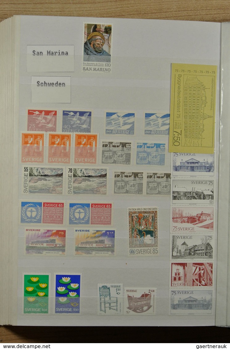 28690 Europa-Union (CEPT): 1956-1981. MNH, partly double, for 99% complete collection Europa CEPT 1956-198