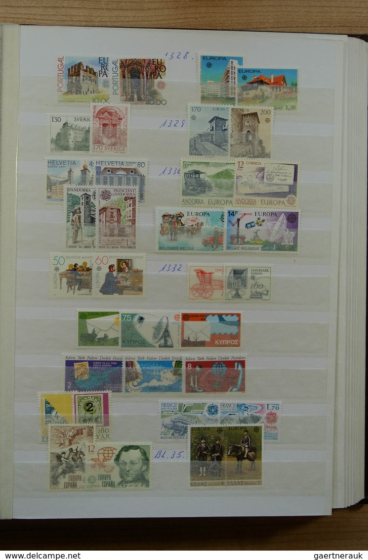 28691 Europa-Union (CEPT): 1956-1992. Well filled, mostly MNH collection United Europe 1956-1992 in 2 stoc