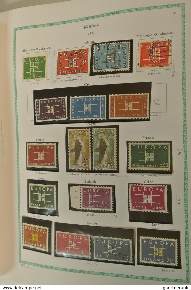 28692 Europa-Union (CEPT): 1956-1999. Nicely Filled, Mostly MNH Collection Europe CEPT 1956-1999 In 2 Blan - Autres - Europe