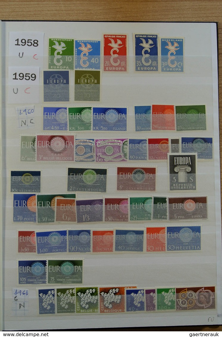 28700 Europa-Union (CEPT): 1958-2013! MNH Collection Europa CEPT 1958-2013 In 3 Stockbooks. Cat. Value Ove - Autres - Europe