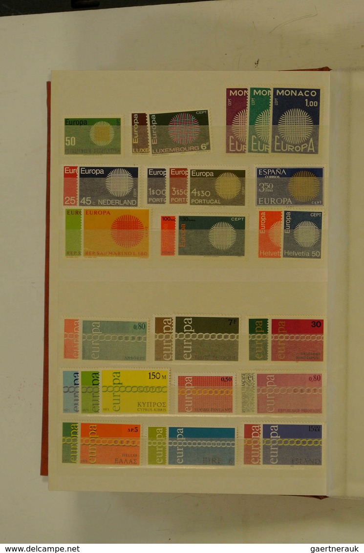 28709 Europa-Union (CEPT): 1960/82: MNH, Almost Complete Collection Europa CEPT 1960-1982 In Stockbook. Co - Autres - Europe