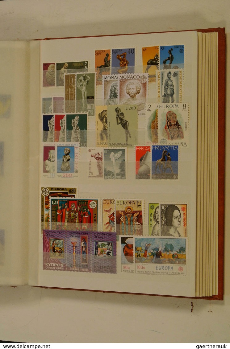 28709 Europa-Union (CEPT): 1960/82: MNH, almost complete collection Europa CEPT 1960-1982 in stockbook. Co