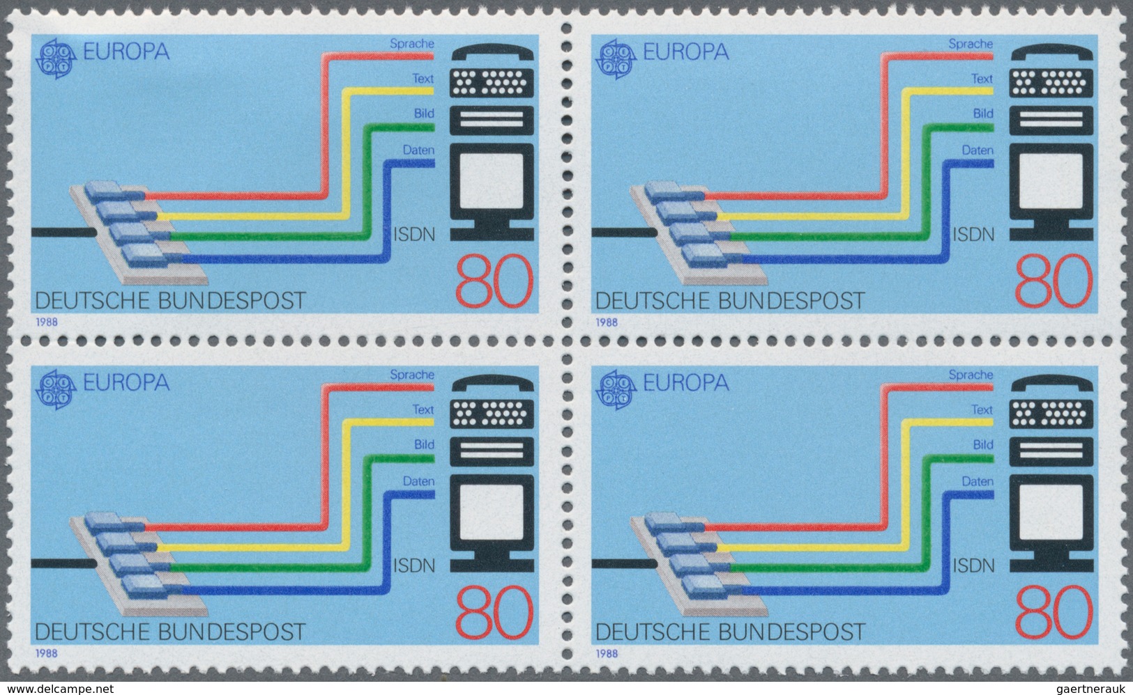 28791 Europa-Union (CEPT): CEPT 1988 Complete Sets Without The Blocks MHN Per 100. Michel 20110,- ?. ÷ 198 - Autres - Europe