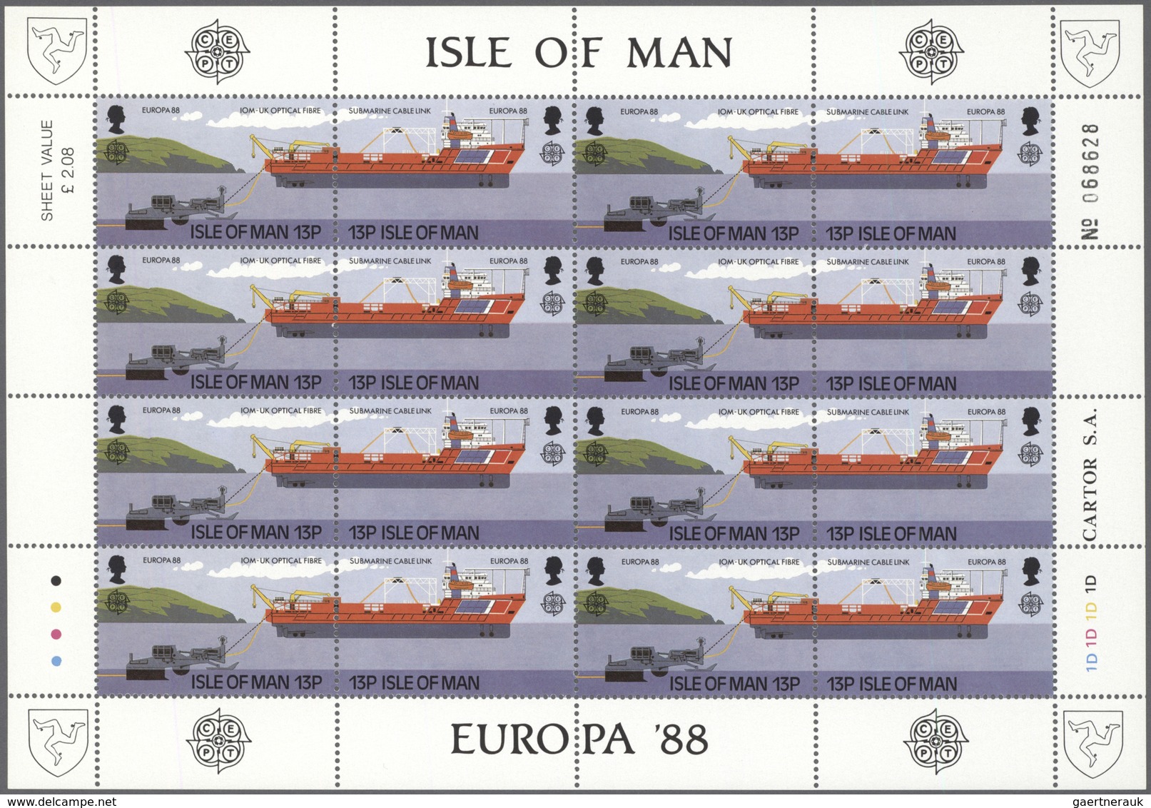 28793 Europa-Union (CEPT): CEPT 1988 Complete Sets Without The Blocks MHN Per 175. Michel 35192,- ?. ÷ 198 - Autres - Europe