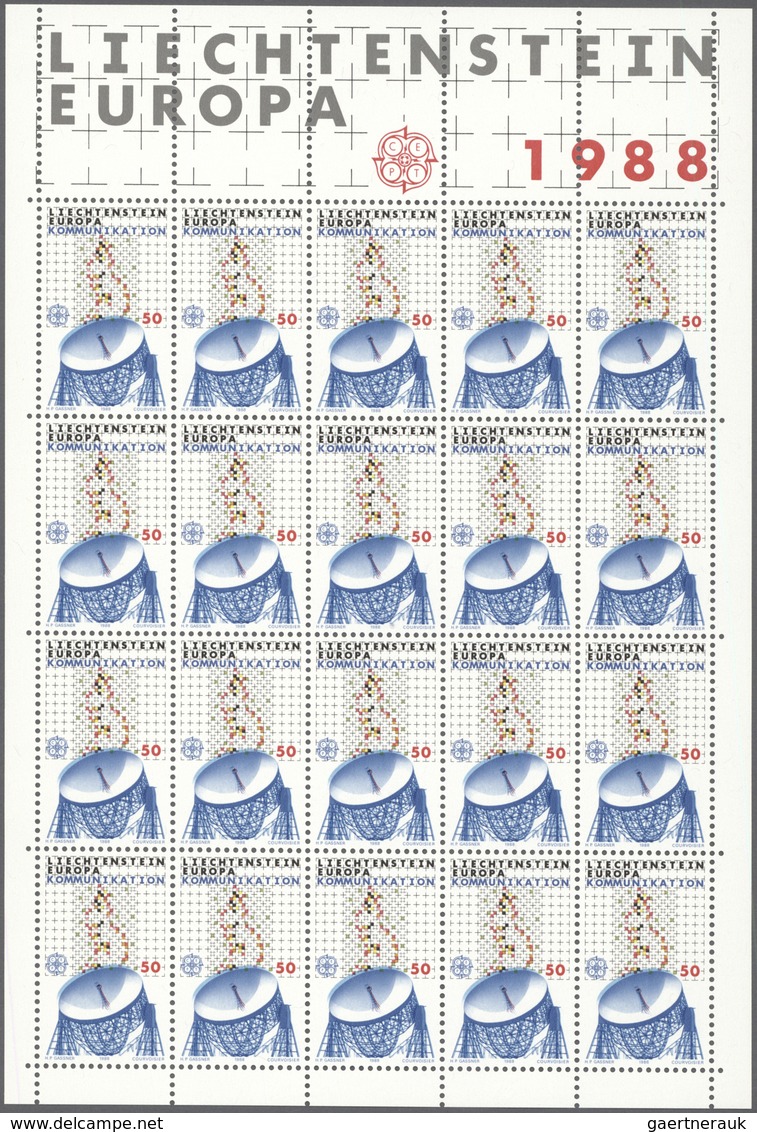 28793 Europa-Union (CEPT): CEPT 1988 complete sets without the blocks MHN per 175. Michel 35192,- ?. ÷ 198