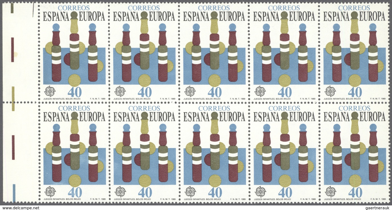 28794 Europa-Union (CEPT): CEPT 1989 Complete Sets Without The Blocks, MHN Per 100. Michel 16310,- ?. ÷ 19 - Autres - Europe