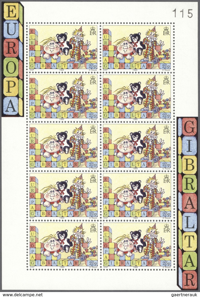 28794 Europa-Union (CEPT): CEPT 1989 Complete Sets Without The Blocks, MHN Per 100. Michel 16310,- ?. ÷ 19 - Autres - Europe