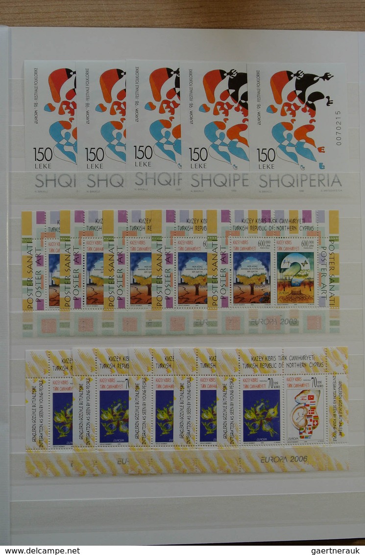 28811 Europa-Union (CEPT): 1993-2006. Stockbook With MNH Souvenir Sheets Europa CEPT 1993-2006 Of The Smal - Autres - Europe