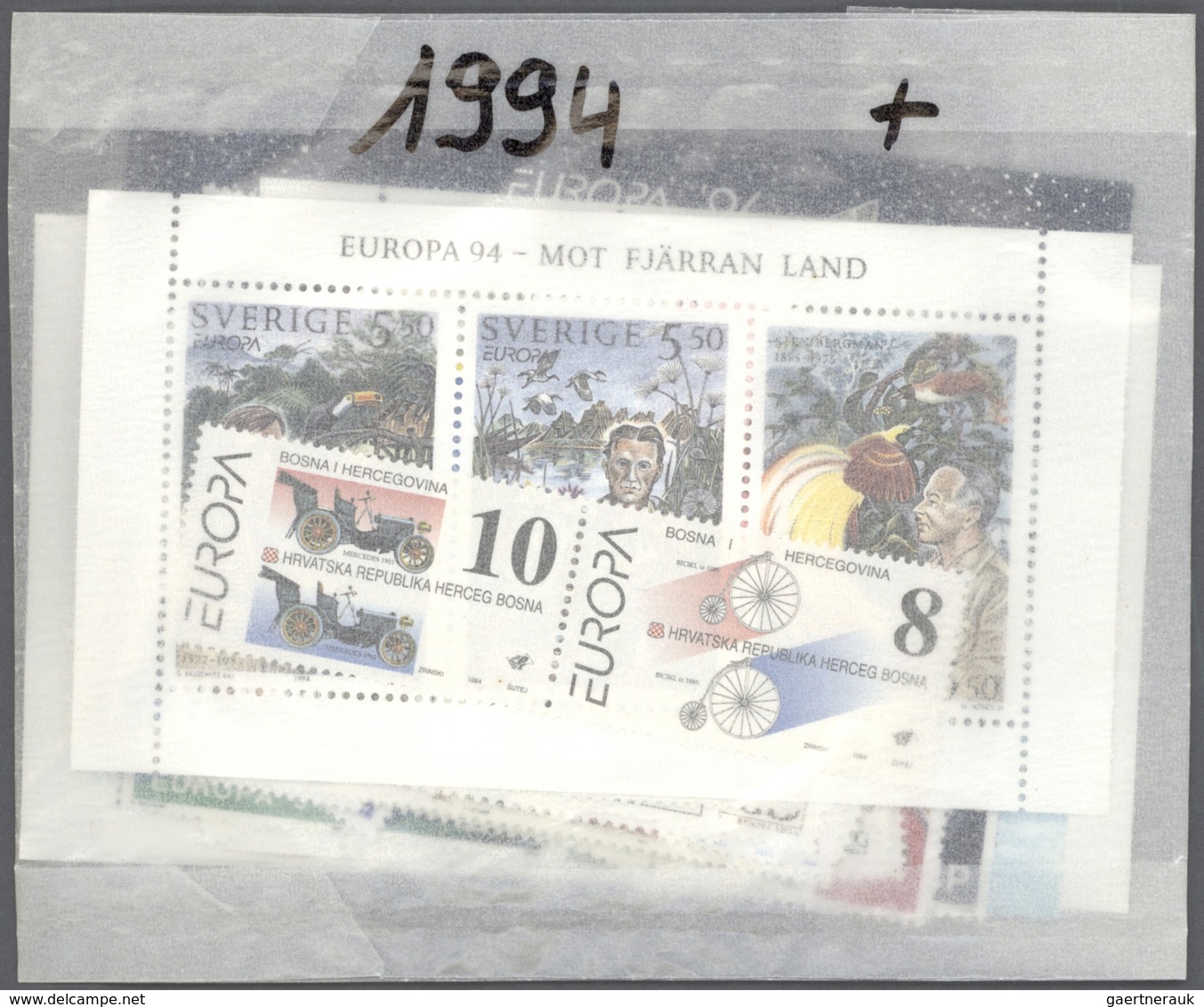28815 Europa-Union (CEPT): CEPT 1994 Complete Sets MHN Per 100, Including The Blocks And The Issues Of The - Autres - Europe