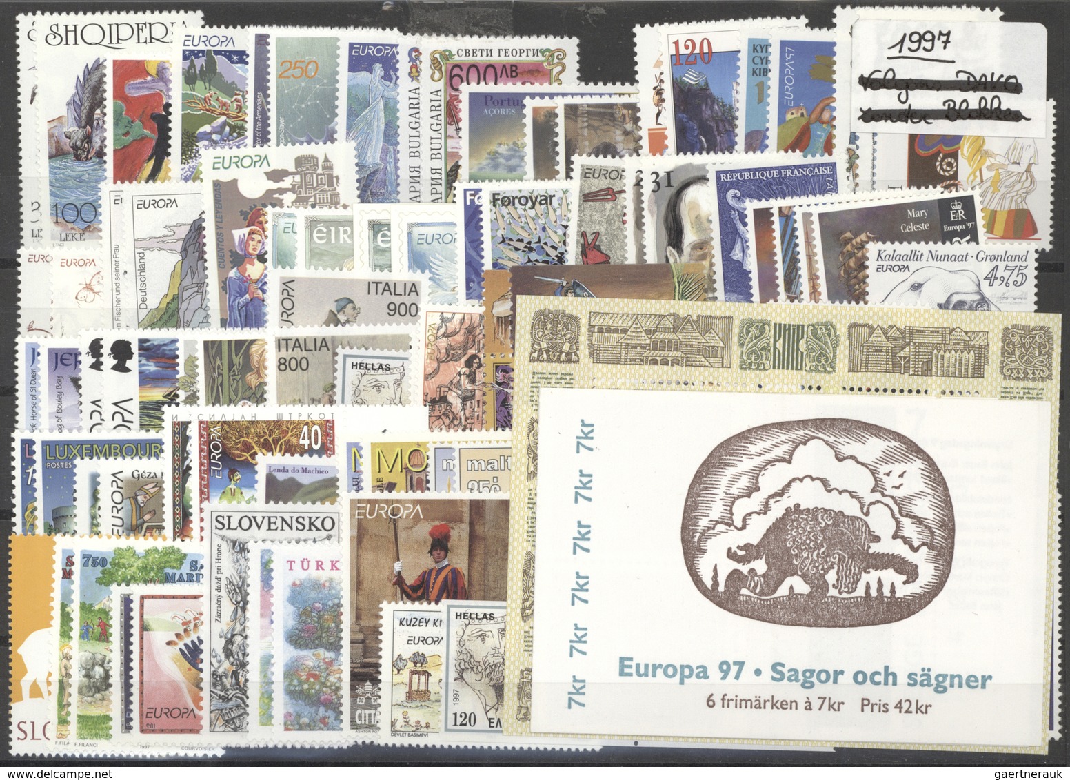 28824 Europa-Union (CEPT): CEPT 1997, Complete Sets MHN Per 100, Including The Blocks And The Issues Of Th - Autres - Europe