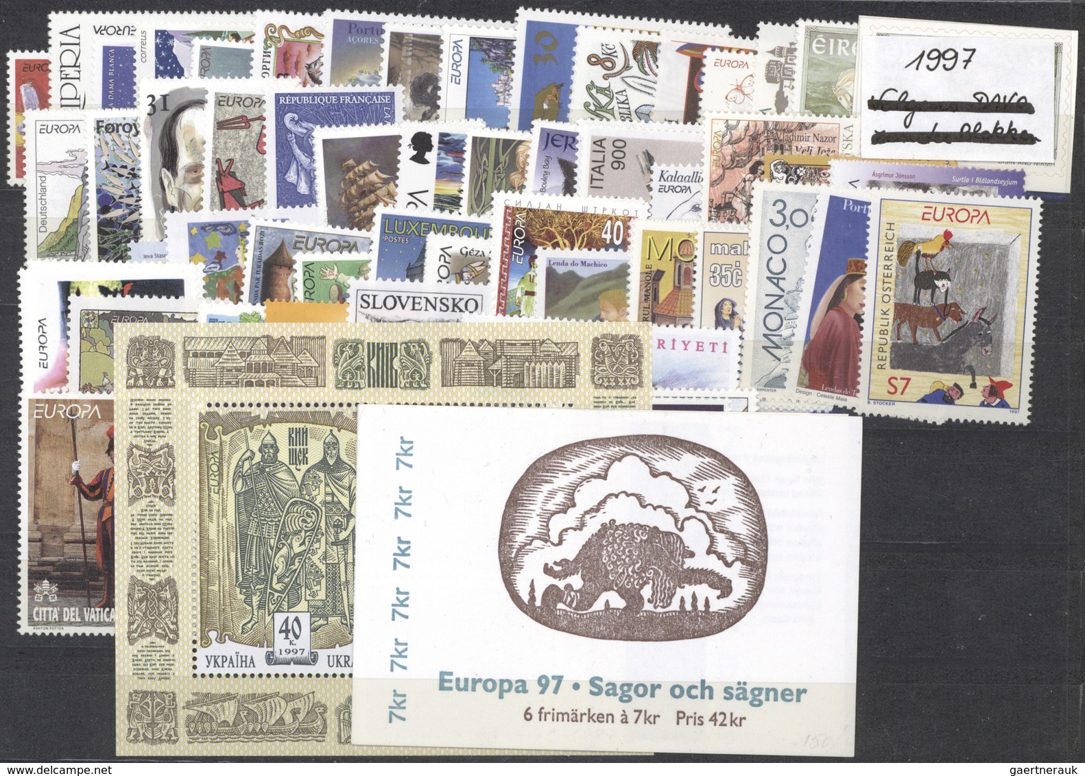 28824 Europa-Union (CEPT): CEPT 1997, Complete Sets MHN Per 100, Including The Blocks And The Issues Of Th - Autres - Europe