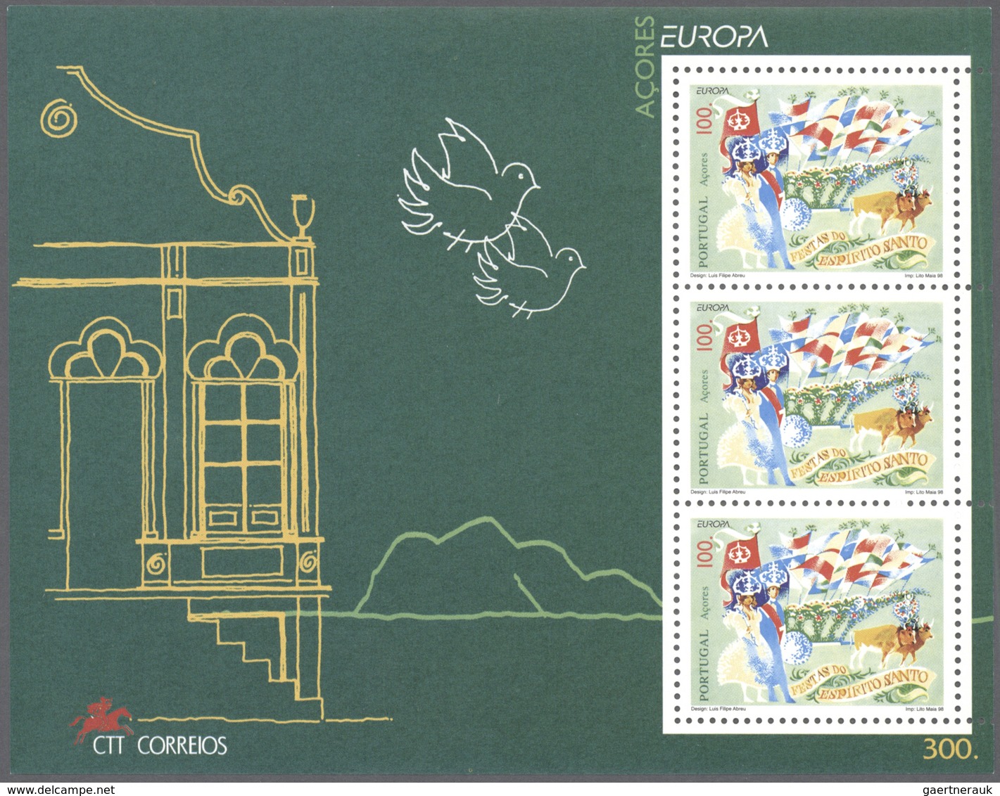 28826 Europa-Union (CEPT): CEPT 1998 Complete Sets MHN Per 100, Including The Blocks And The Issues Of The - Autres - Europe