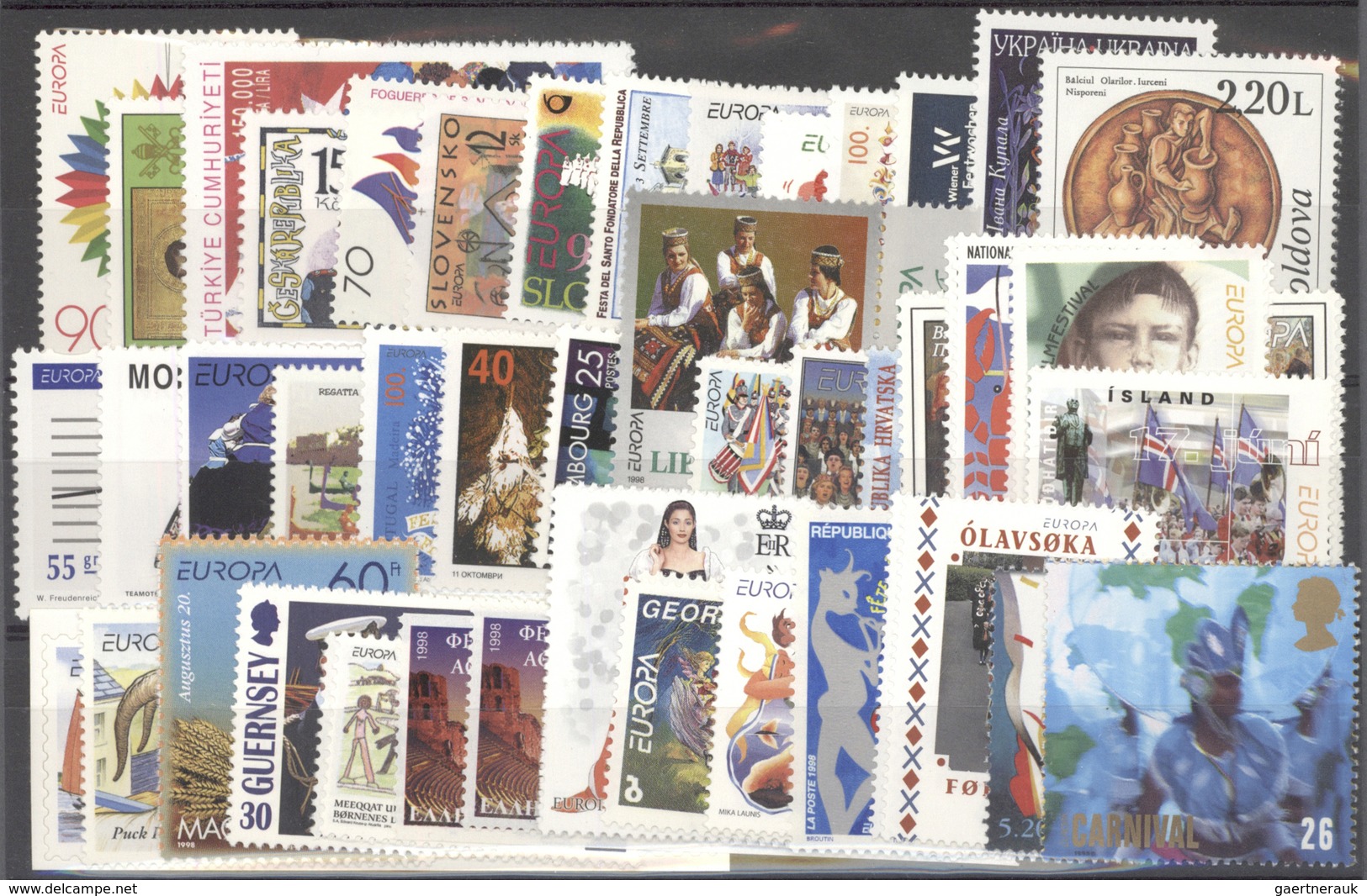 28826 Europa-Union (CEPT): CEPT 1998 Complete Sets MHN Per 100, Including The Blocks And The Issues Of The - Autres - Europe