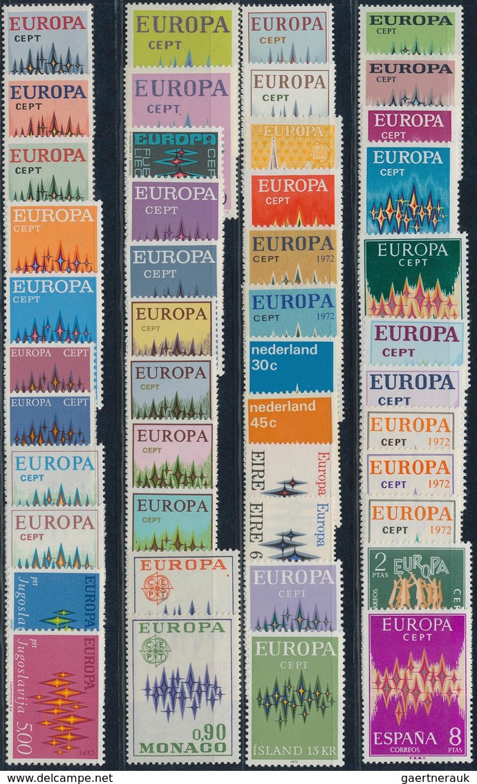 28837 Europa-Union (CEPT): Inventory of ONE HUNDRED in the main numbers complete collections of the joint