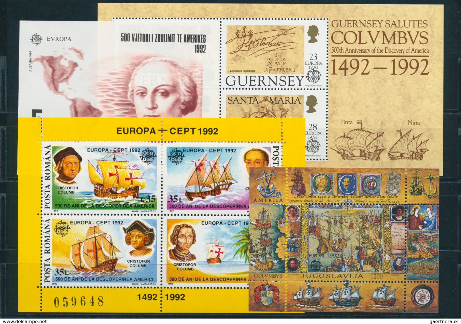 28838 Europa-Union (CEPT): Mint never hinged collection of the joint issues; complete in the main numbers;