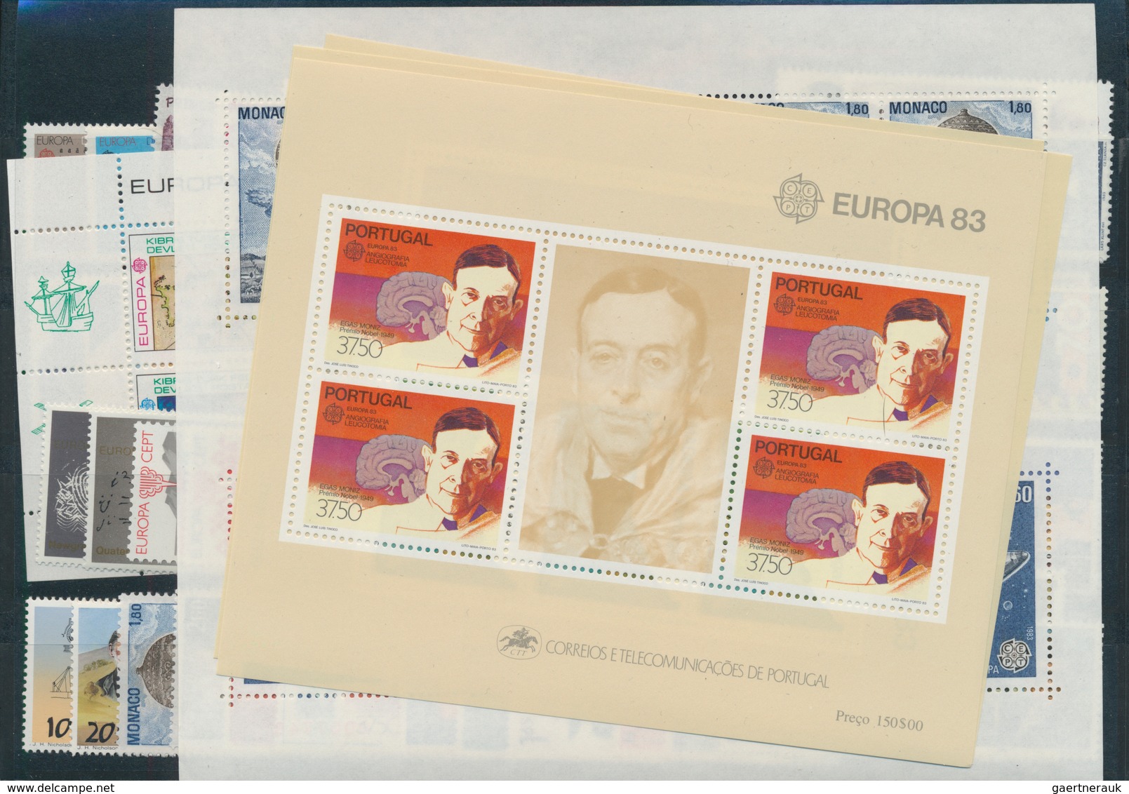 28838 Europa-Union (CEPT): Mint never hinged collection of the joint issues; complete in the main numbers;