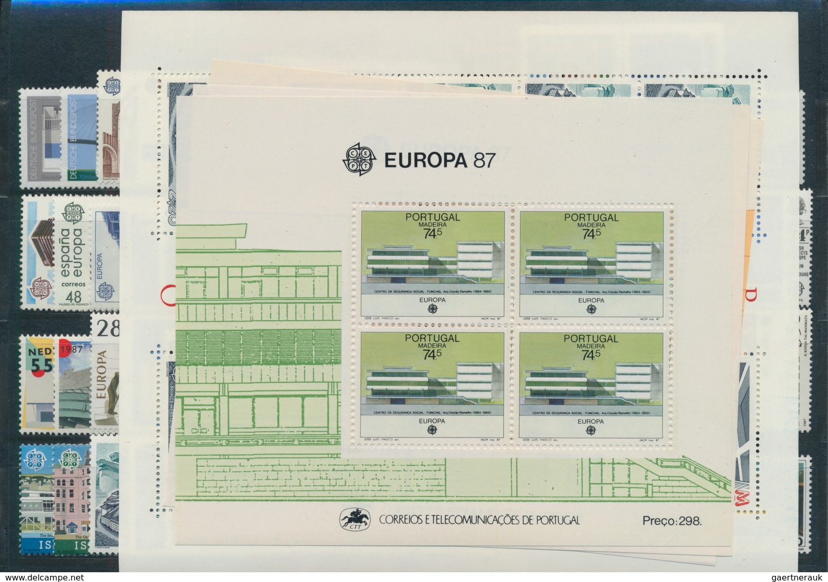 28838 Europa-Union (CEPT): Mint never hinged collection of the joint issues; complete in the main numbers;