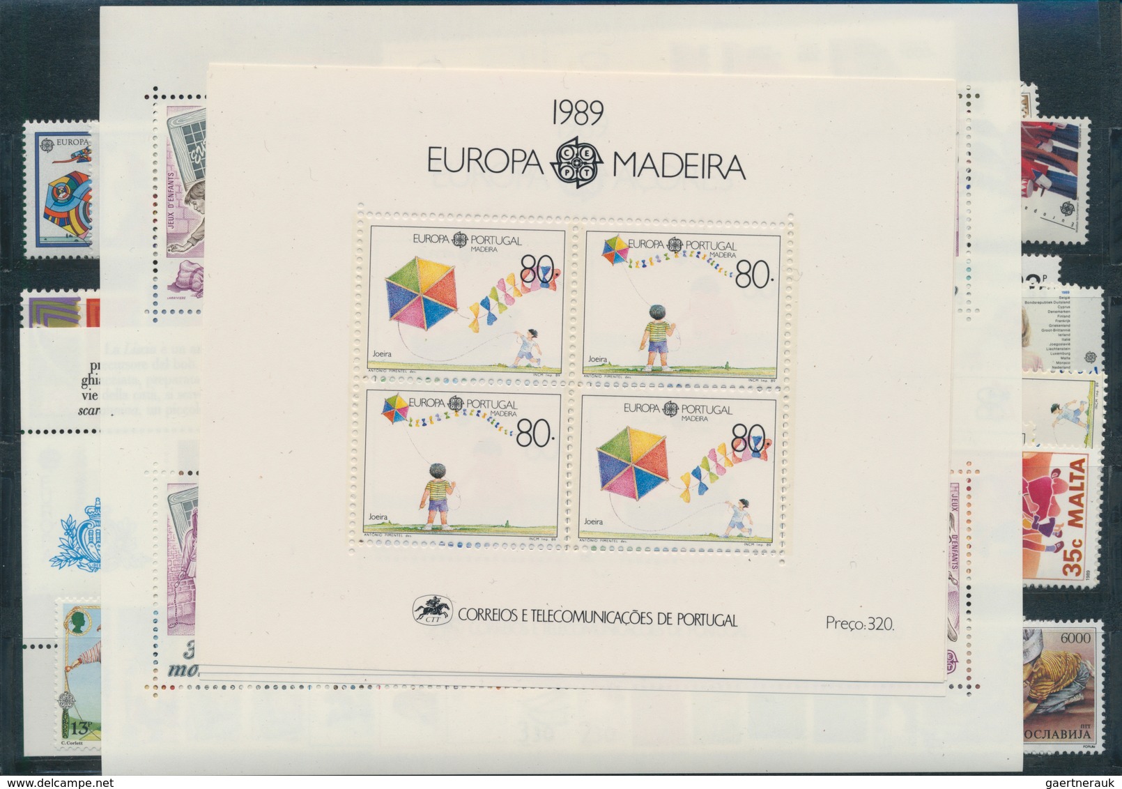 28838 Europa-Union (CEPT): Mint never hinged collection of the joint issues; complete in the main numbers;