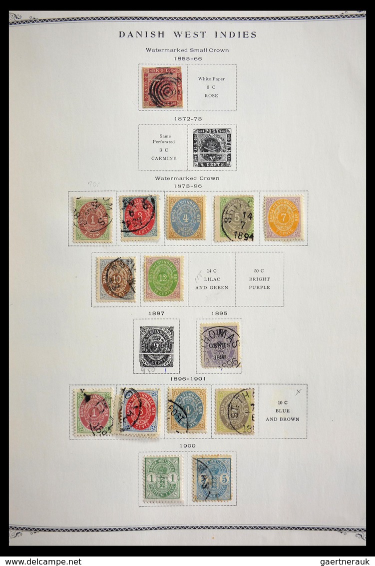 28855 Skandinavien: 1851-1966. Well Filled, Mint Hinged And Used Collection Scandinavia 1851-1966 In Scott - Autres - Europe