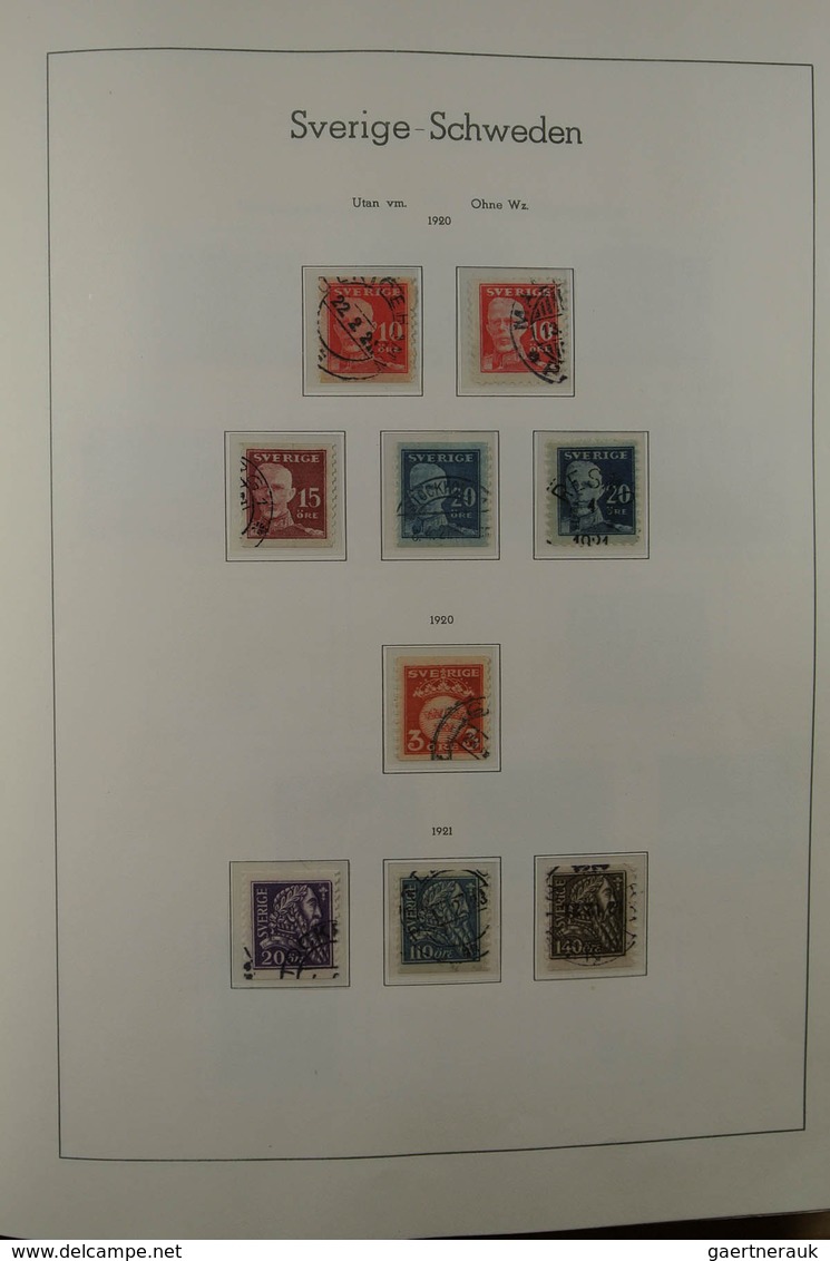 28856 Skandinavien: 1851-1980. Very Powerful Used Collections Denmark, Norway And Sweden, Largely Complete - Autres - Europe