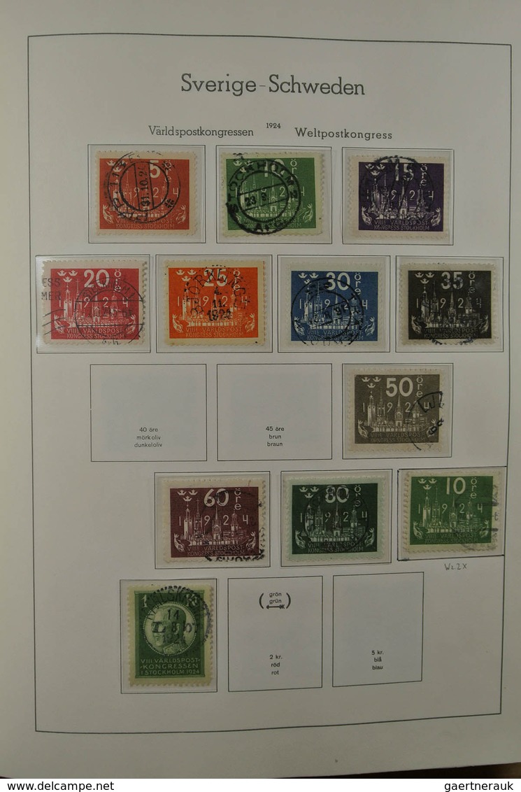 28856 Skandinavien: 1851-1980. Very Powerful Used Collections Denmark, Norway And Sweden, Largely Complete - Autres - Europe