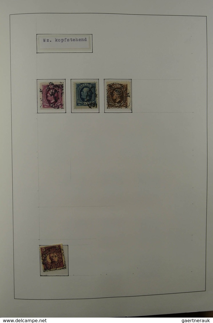 28856 Skandinavien: 1851-1980. Very powerful used collections Denmark, Norway and Sweden, largely complete