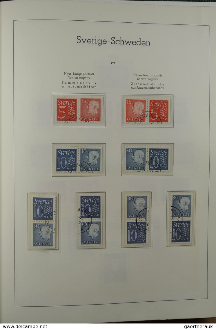 28856 Skandinavien: 1851-1980. Very powerful used collections Denmark, Norway and Sweden, largely complete