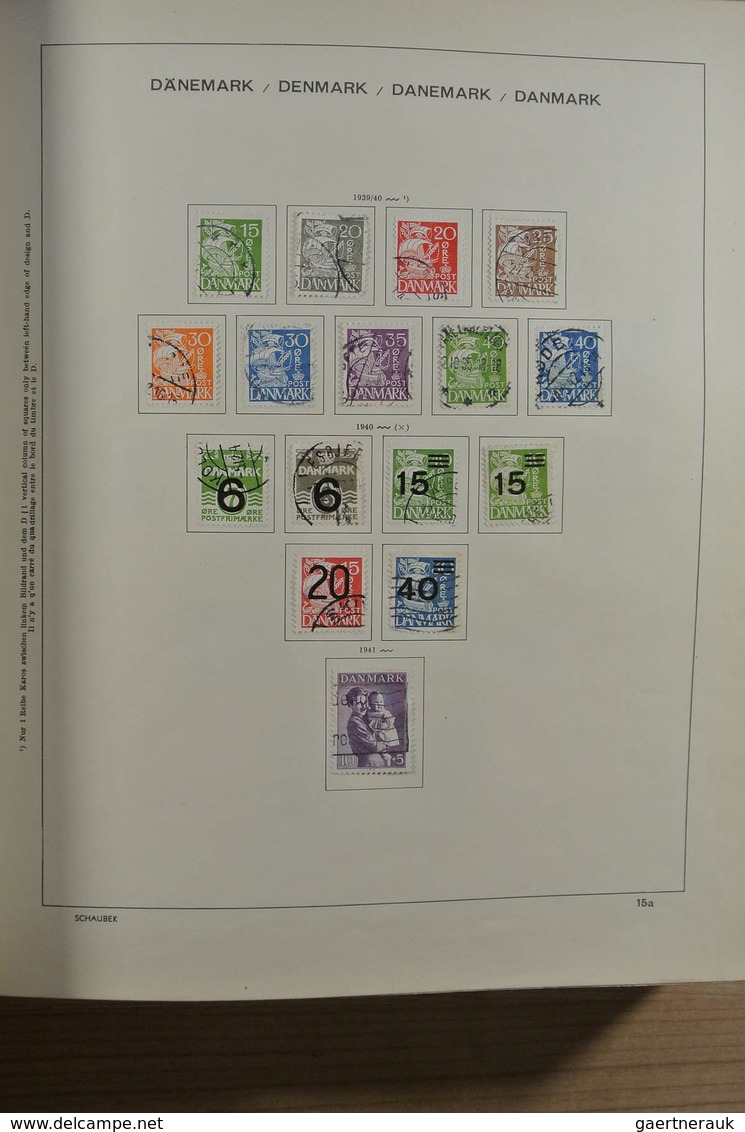 28857 Skandinavien: 1851-1983. Nicely filled, MNH, mint hinged and used collection Scandinavia 1851-1983 i