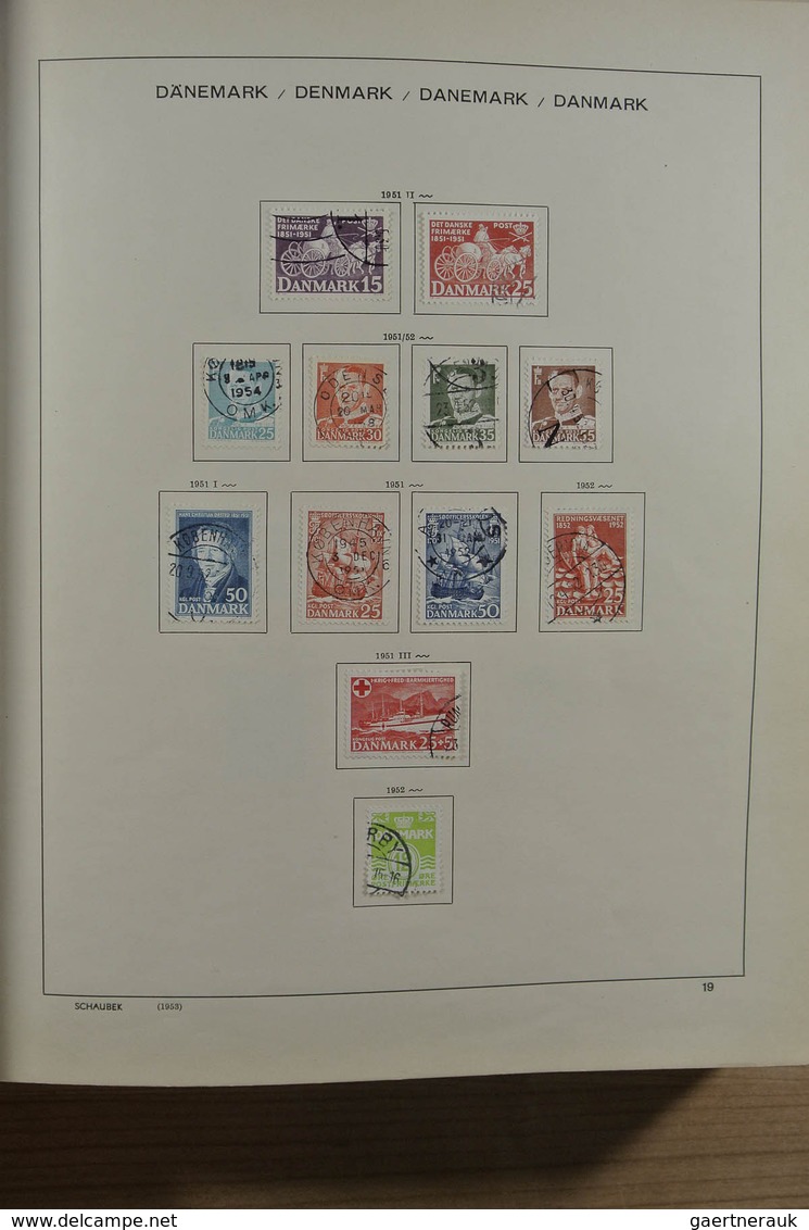 28857 Skandinavien: 1851-1983. Nicely filled, MNH, mint hinged and used collection Scandinavia 1851-1983 i