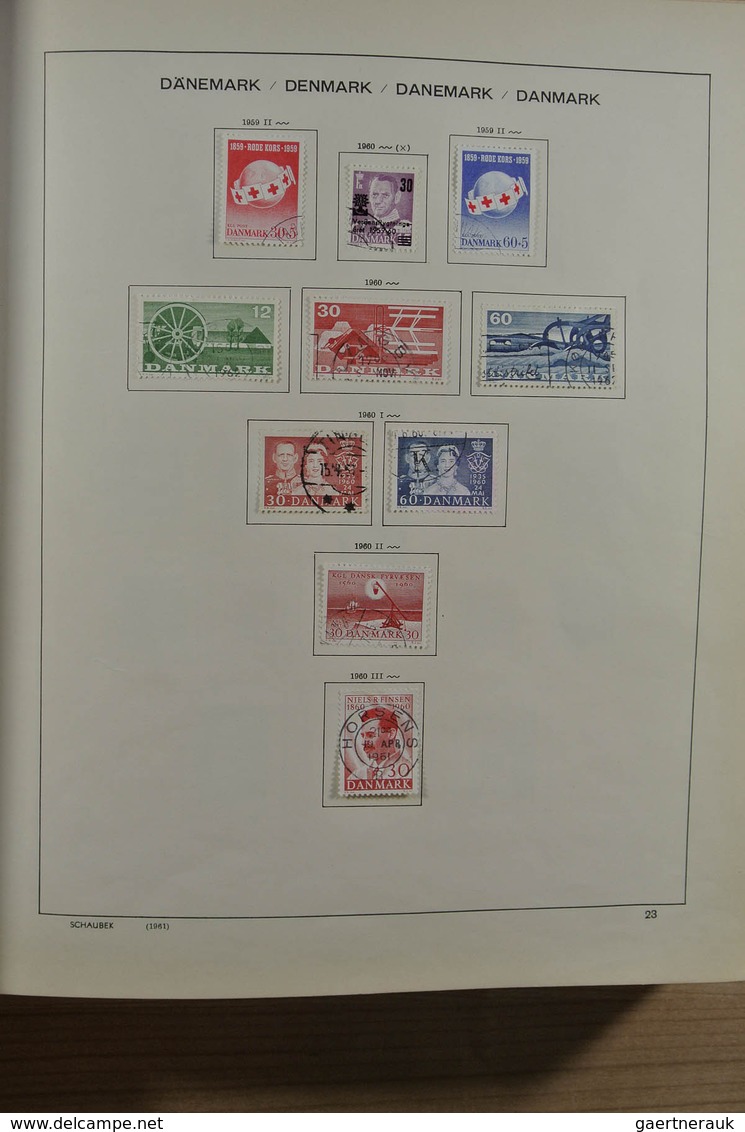 28857 Skandinavien: 1851-1983. Nicely filled, MNH, mint hinged and used collection Scandinavia 1851-1983 i