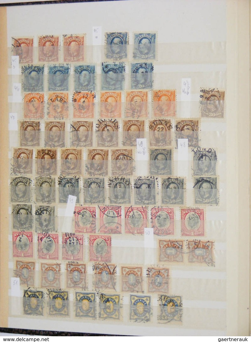 28858 Skandinavien: 1851-2000. MNH, mint hinged and used collection Scandinavia 1851-2000 in 7 old stockbo