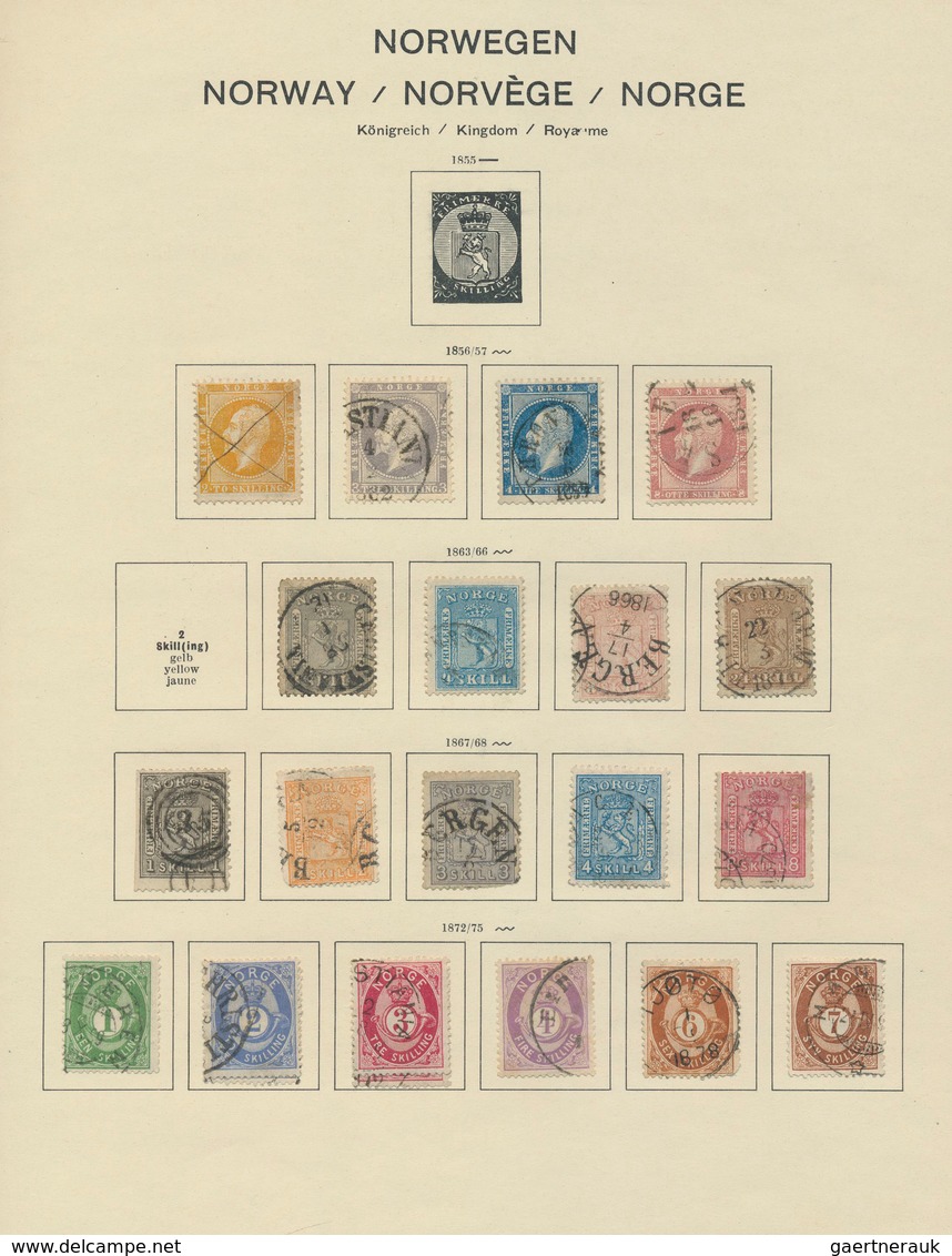 28860 Skandinavien: 1855/1969 Ca., Cancelled Very Solid Ground Stock Collection Of Whole Scandinavia In An - Autres - Europe