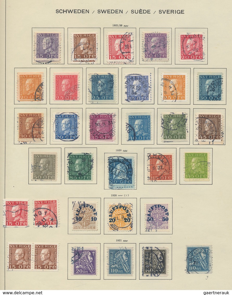 28860 Skandinavien: 1855/1969 Ca., Cancelled Very Solid Ground Stock Collection Of Whole Scandinavia In An - Autres - Europe