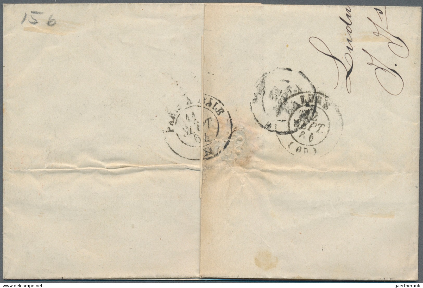 17023 Baden - Marken Und Briefe: 1862, 9 Kr. Fahlbraun, Etwas Dezentriert Mit Nummer "85" Auf Faltbriefhül - Other & Unclassified