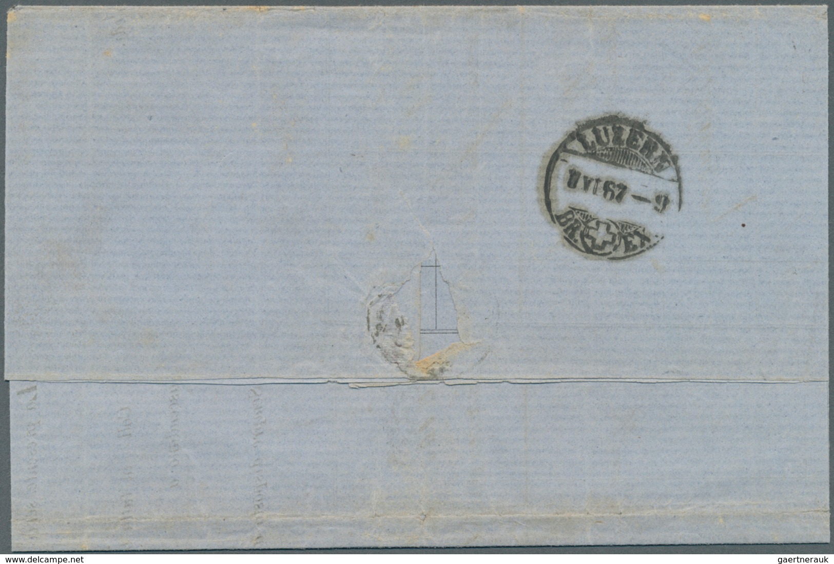 17146 Bayern - Marken Und Briefe: 1862, 18 Kr. In Seltener B-Farbe Orangerot Mit OMR "289" Und Neben-Ra2 " - Other & Unclassified