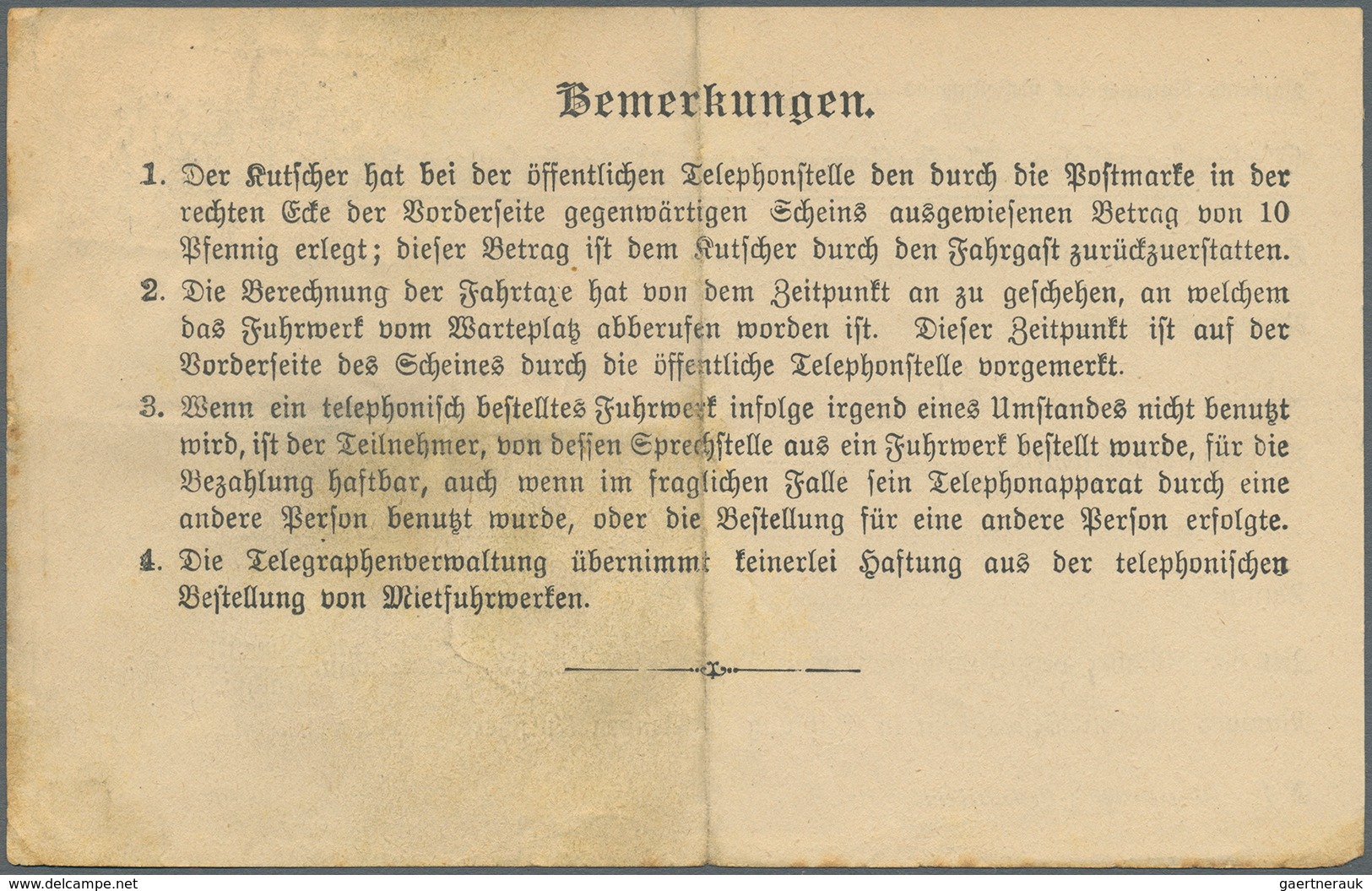 17201 Bayern - Portomarken: 1910, 5 Pf. Wappen "Mietfuhrwerks-Bestellschein", Einmal Als Waagerechtes Paar - Other & Unclassified