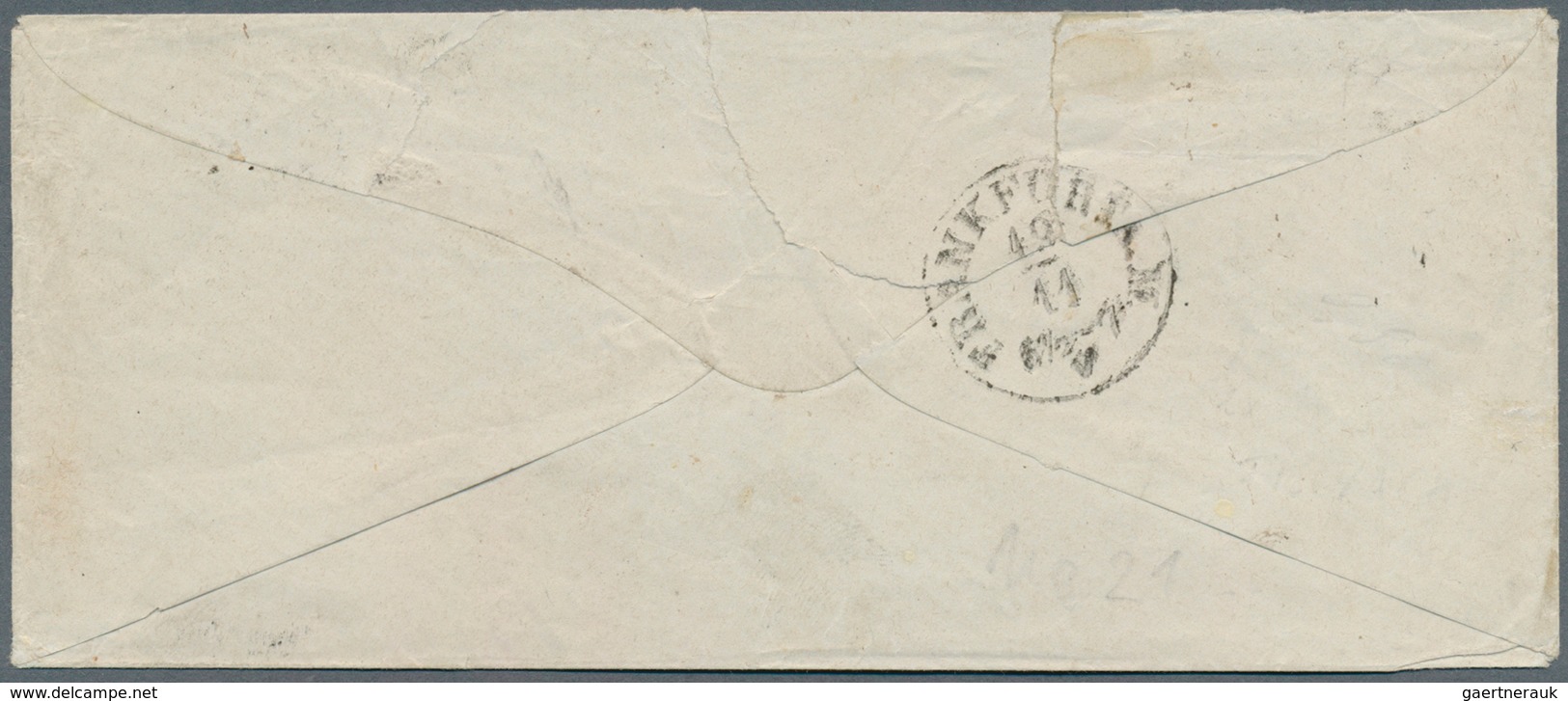 17215 Bayern - Ortsstempel: FISCHACH / 18 11, Sehr Seltener Zierstempel Mit Zierstücken Als Entwerter Und - Other & Unclassified