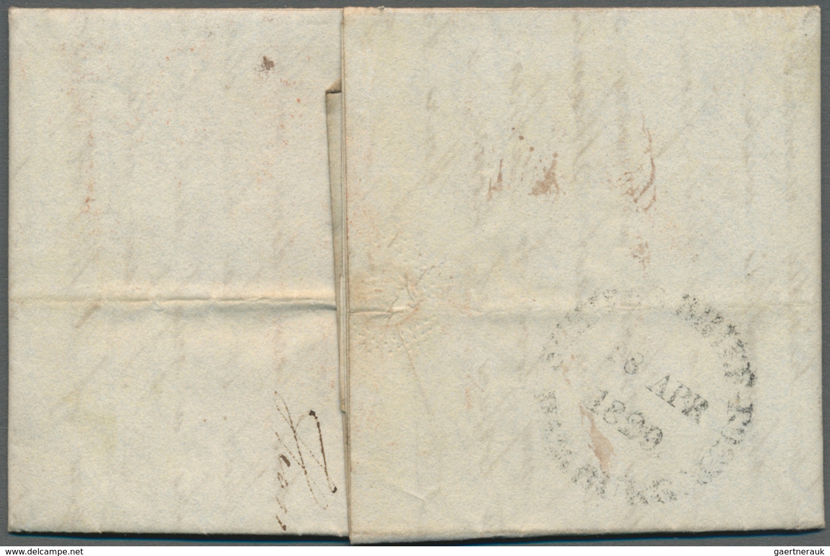 17286 Hamburg - Vorphilatelie: 1824/1830, Drei Briefe Mit Schiffsstempeln, Alle Aus Oder Nach Großbritanni - Prephilately