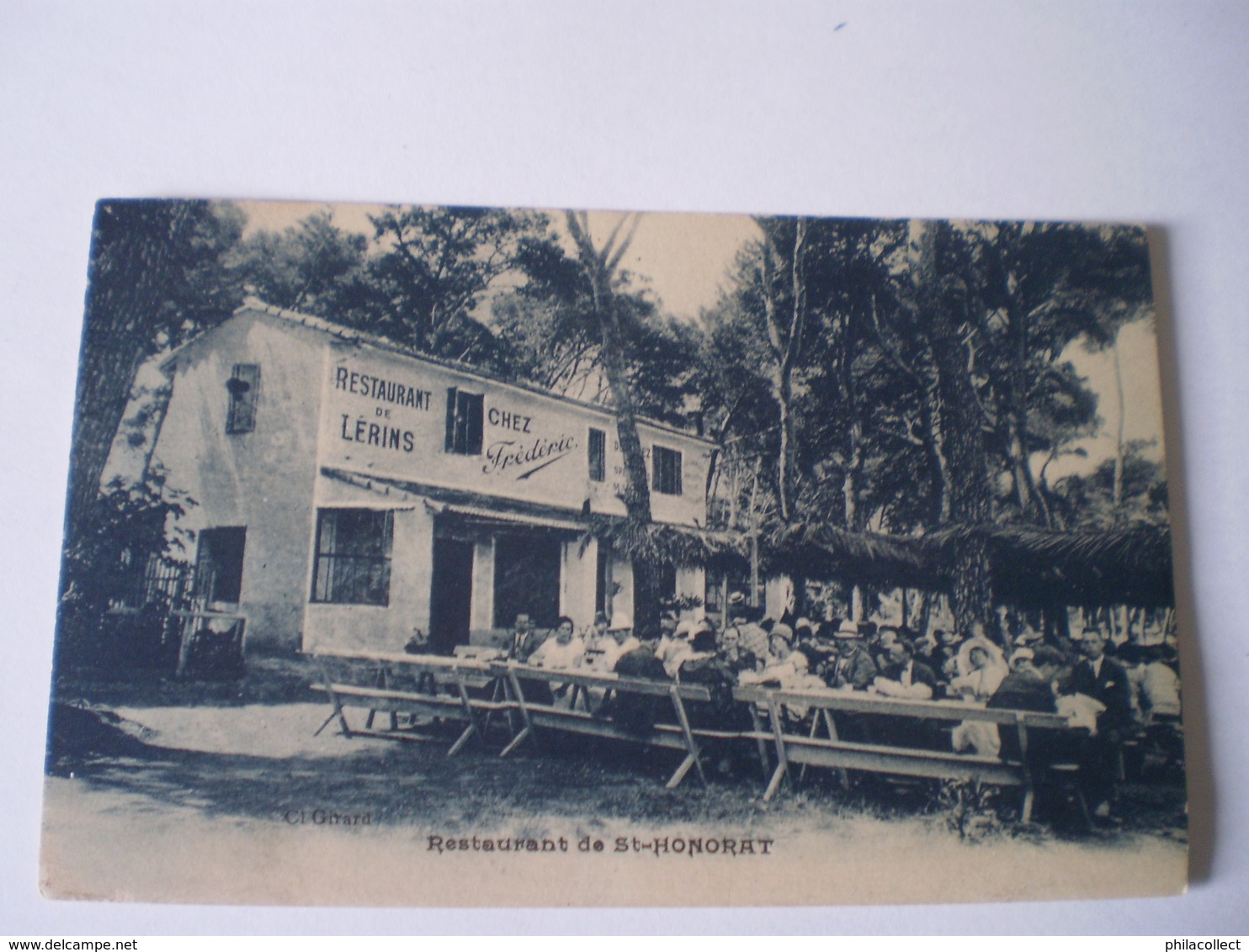 Cannes - Ile Saint Honorat // Restaurant De Lerins - Chez Frederic (animee) 19?? Rare - Cannes